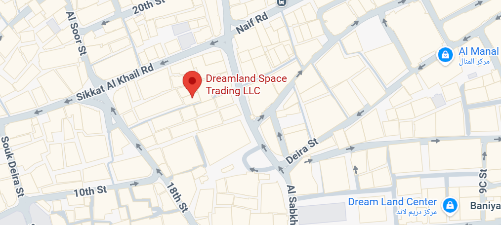 Map location for Dream Land Space Al Sabkha